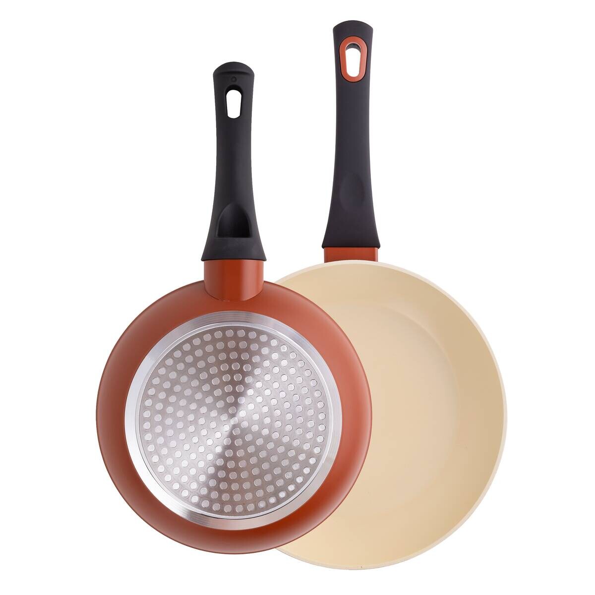 SAN IGNACIO Pfannenset SAFARI rot Aluminium 2 tlg.