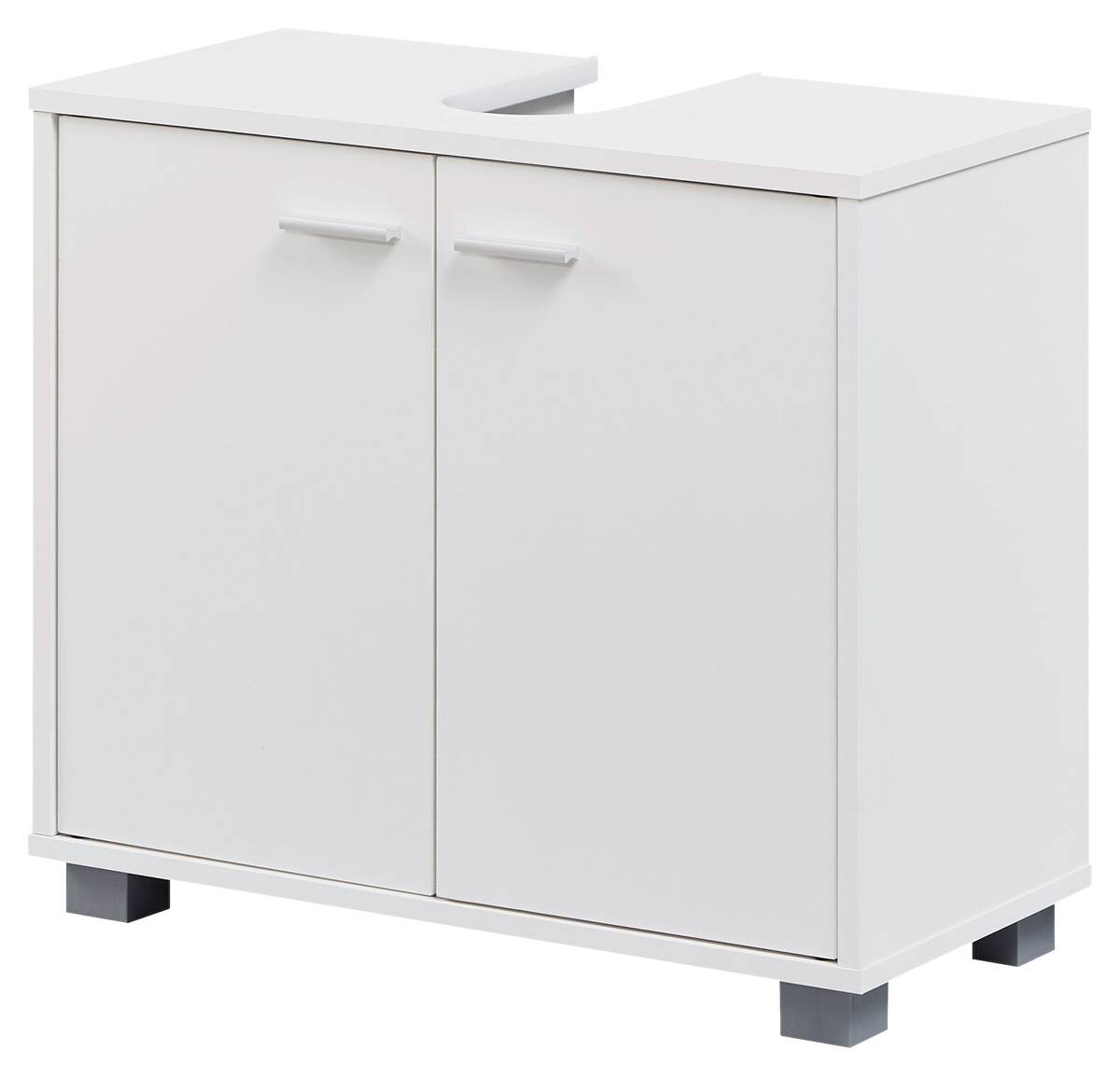 Waschbeckenunterschrank weiß B/H/T: ca. 30x55x60 cm