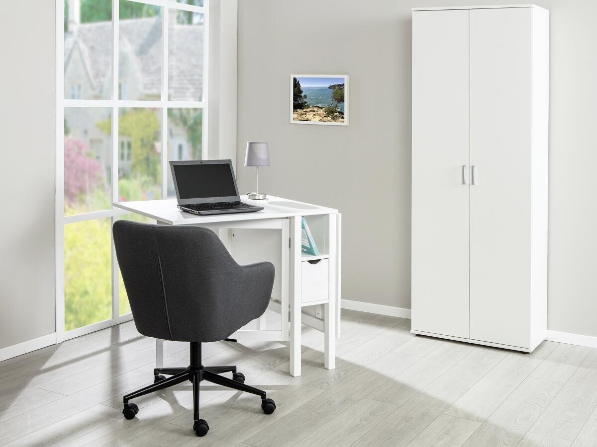 Mehrzweckschrank Arconati weiß B/H/T: ca. 70x189x34 cm