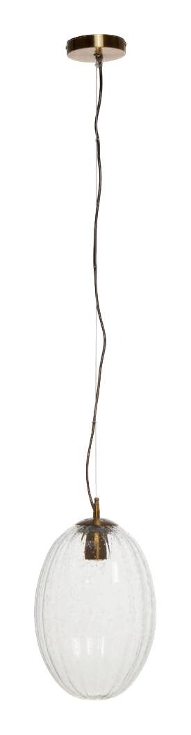 Kayoom Pendelleuchte Virgina 125 klar Glas B/H/L: ca. 23x36x23 cm E27 1 Brennstellen