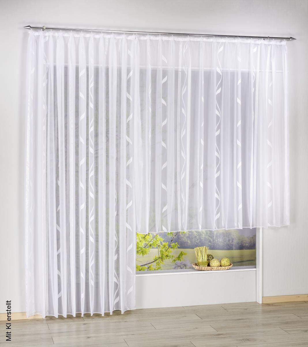 POCOline Fertigstore Tina weiß B/L: ca. 300x145 cm