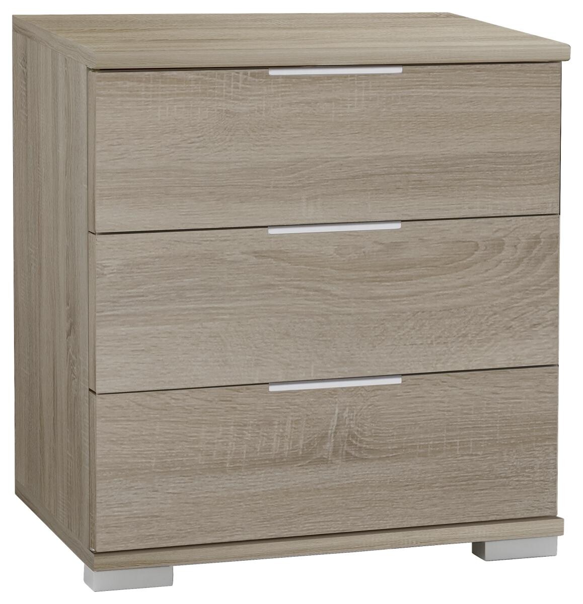 Nachtkonsole Easy Plus Eiche Sägerau Nachbildung B/H/T: ca. 52x58x38 cm