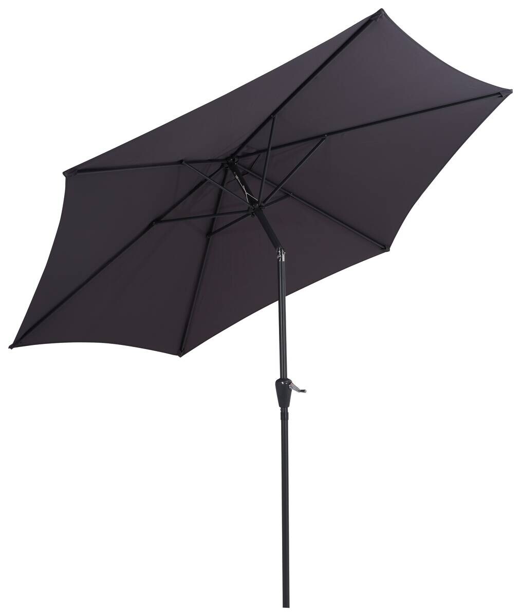 POCOline Sonnenschirm anthrazit Polyester H/D: ca. 240x300 cm