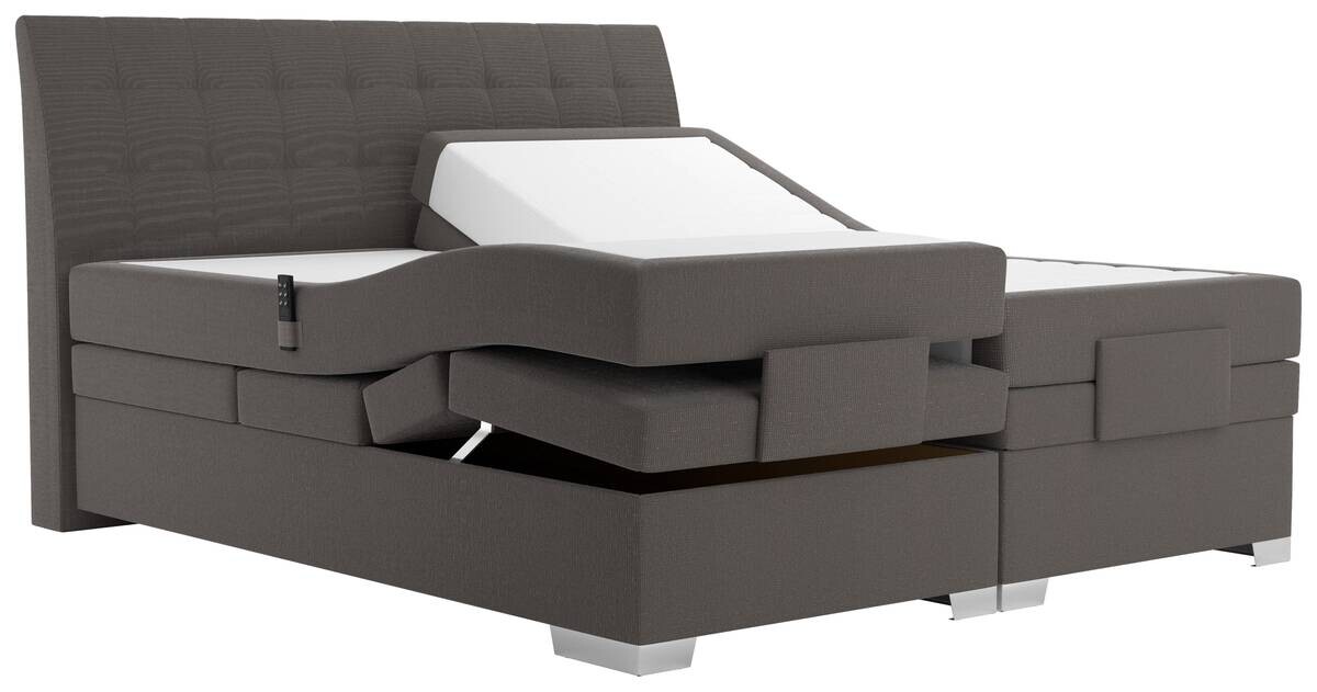 Boxspringbett Astrid braun Liegefläche B/L: ca. 180x200 cm