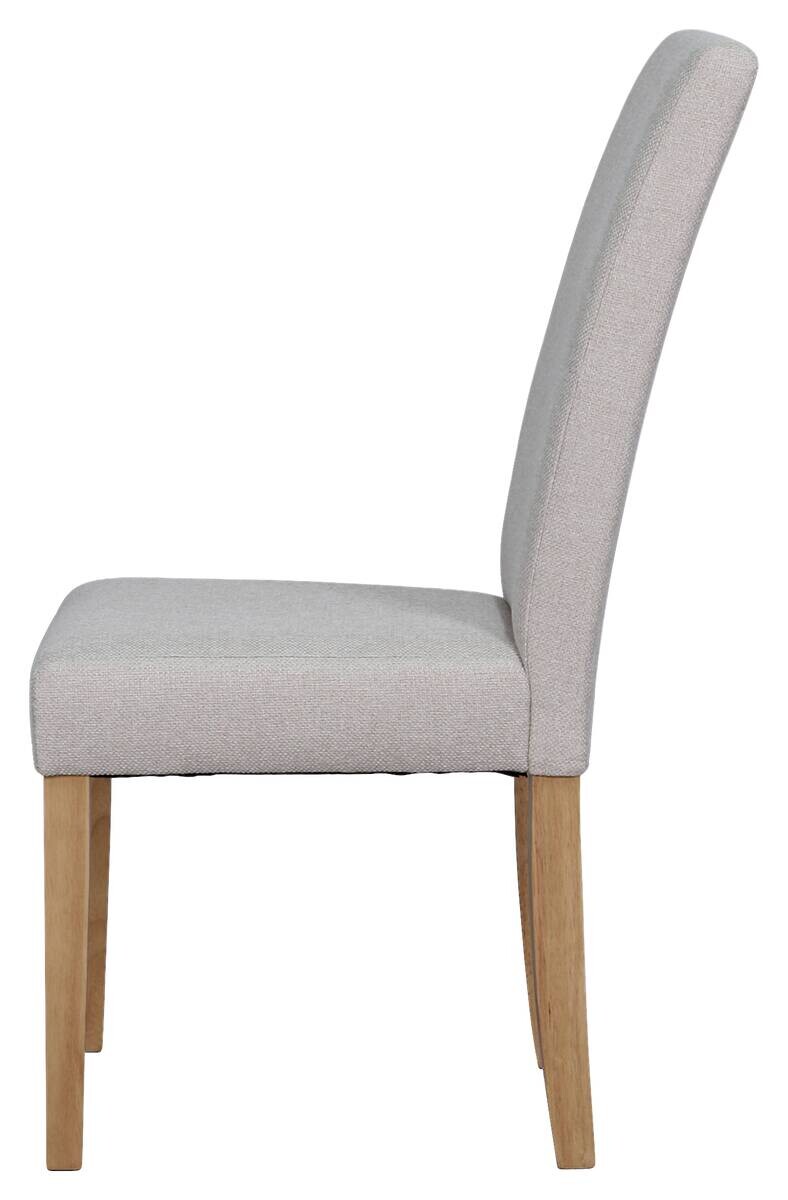 Stuhl ELIAS, 2er-Set taupe Webstoff B/H/T: ca. 47x99,5x60 cm