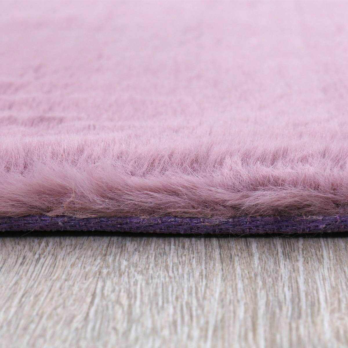Teppich Softy lila D: ca. 80 cm