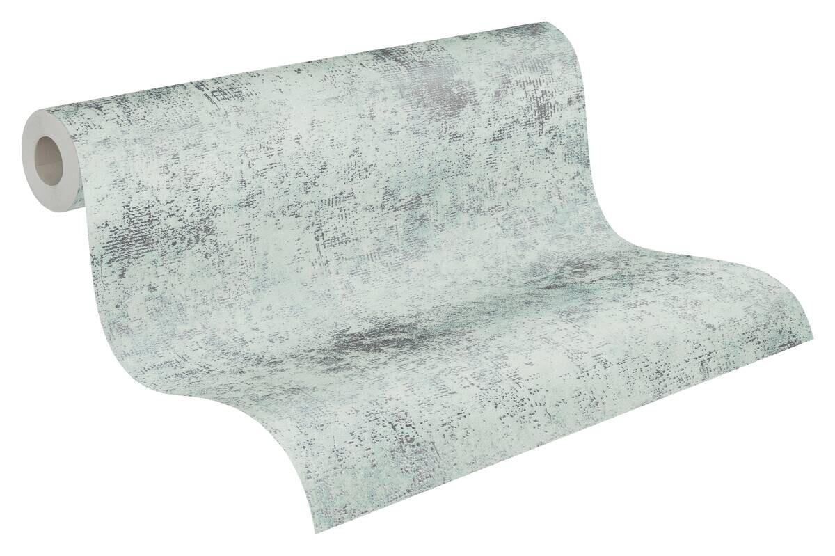 A.S.Creation Vliestapete blau grau silber B/H/D: ca. 53x1005x9,2 cm