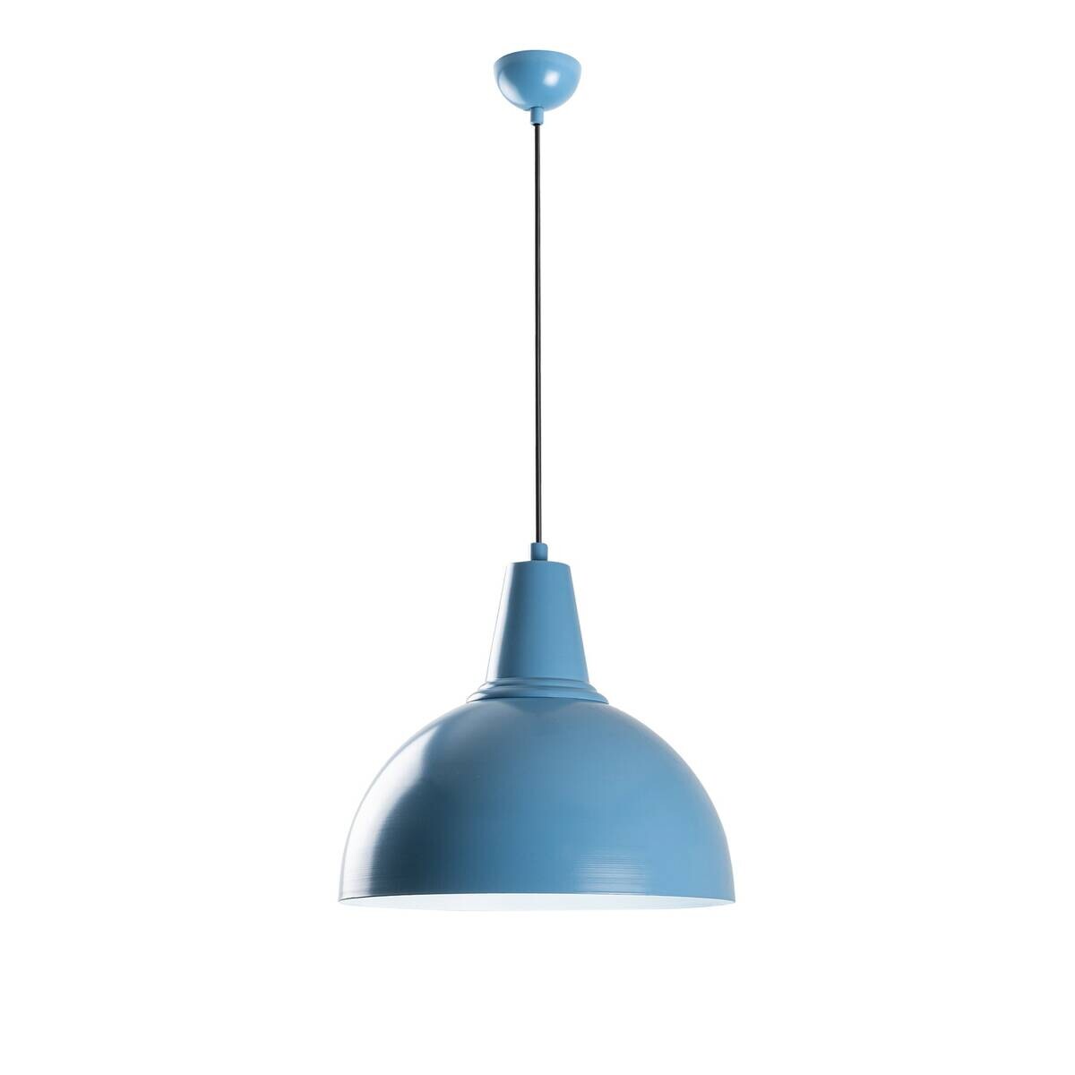 Opviq Pendelleuchte blau B/H/T: ca. 30x121x30 cm E27 1 Brennstellen