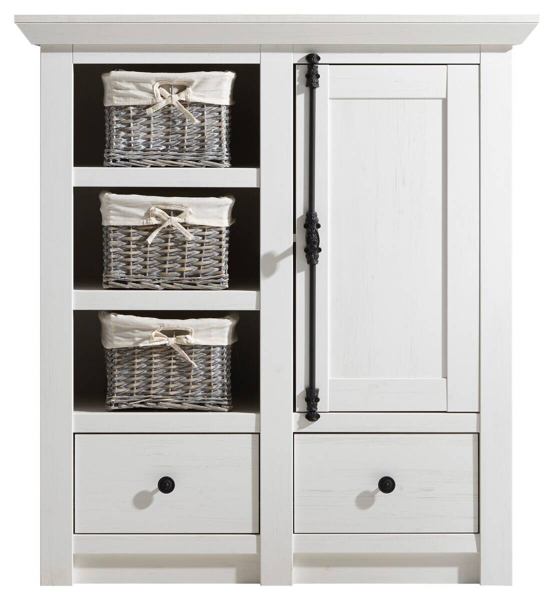 Highboard Westerland weiß B/H/T: ca. 105x115x45 cm