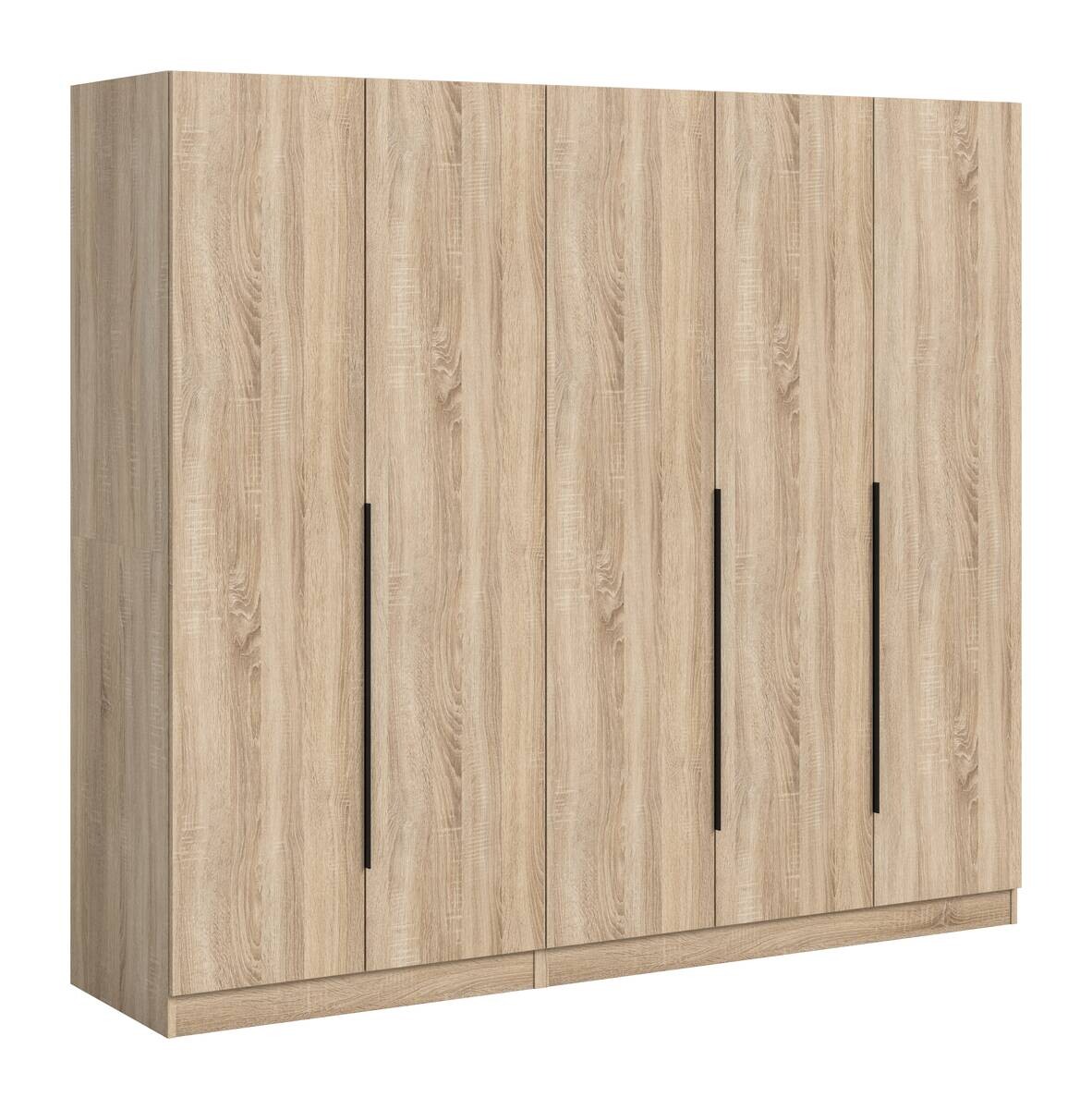 Kleiderschrank KOPENHAGEN Eiche Sonoma Nachbildung B/H/T: ca. 200x181x52 cm
