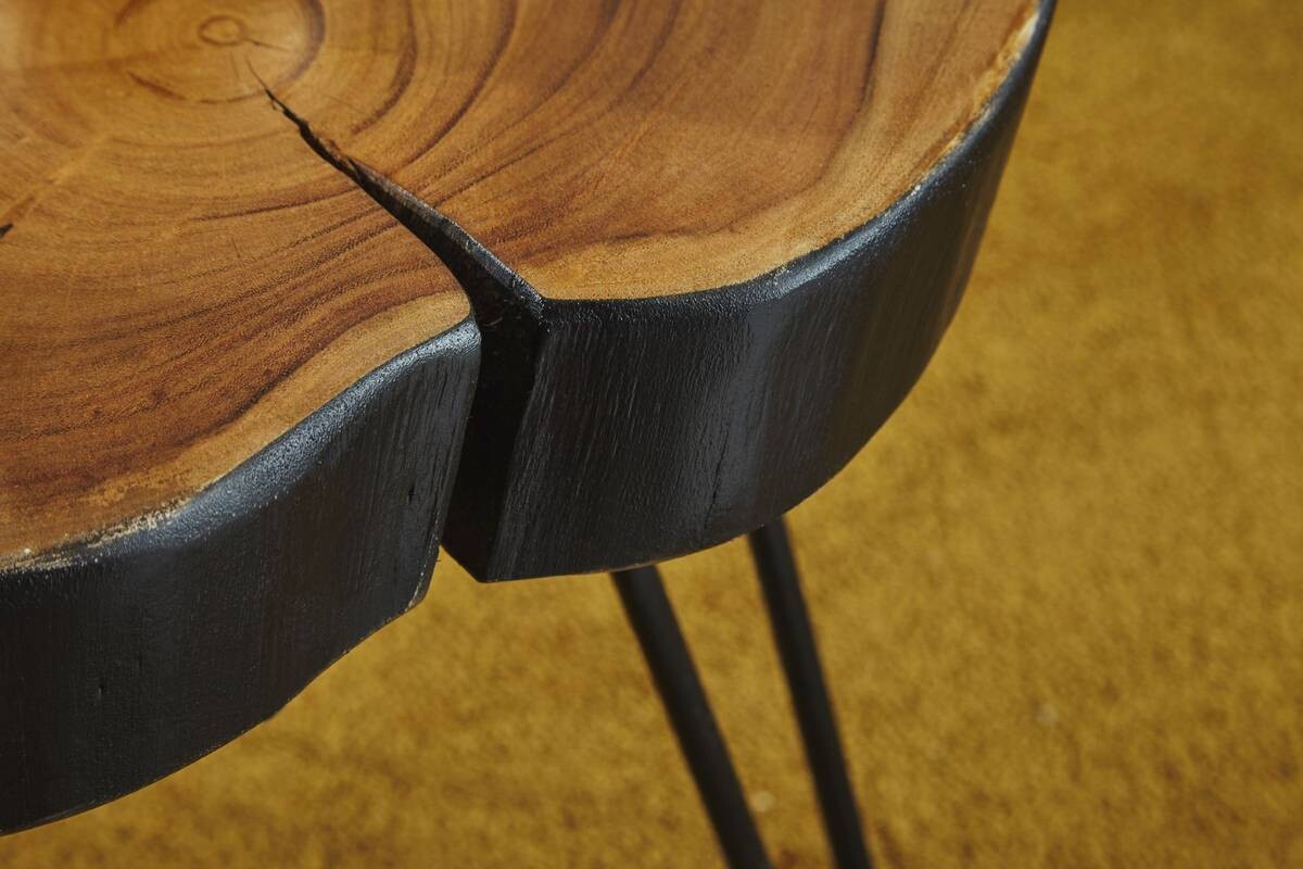 Beistelltisch rosenholz Holz B/H/T: ca. 35x46x35 cm