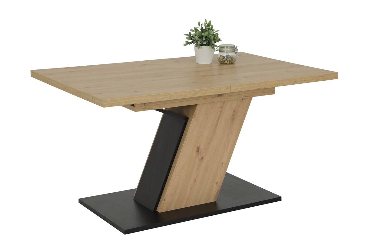 Essgruppe Gesa II Eiche anthrazit Holzwerkstoff B/H/T: ca. 180x76x90 cm