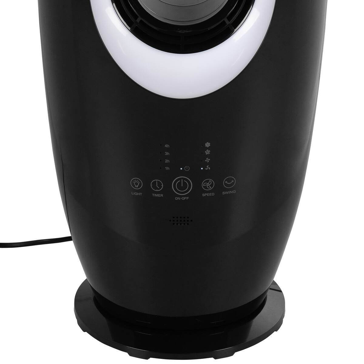 POCOline Ventilator schwarz Kunststoff B/H/L: ca. 29x85x23 cm