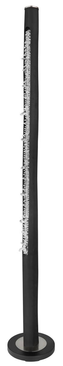 GLOBO Stehleuchte FELICITAS 15354-15SN schwarz nickel matt Holz Metall Acryl H/D: ca. 151x23 cm