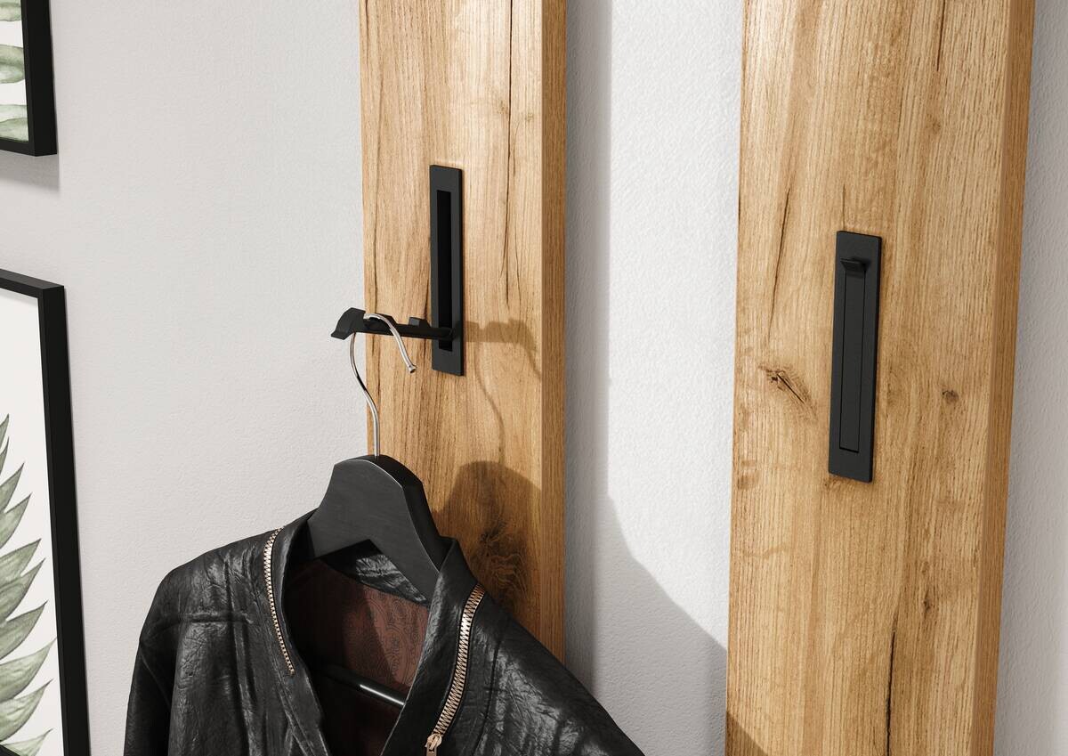 Garderobenpaneel 3728-243 Eiche Navarra Nachbildung B/H/T: ca. 15x170x3 cm