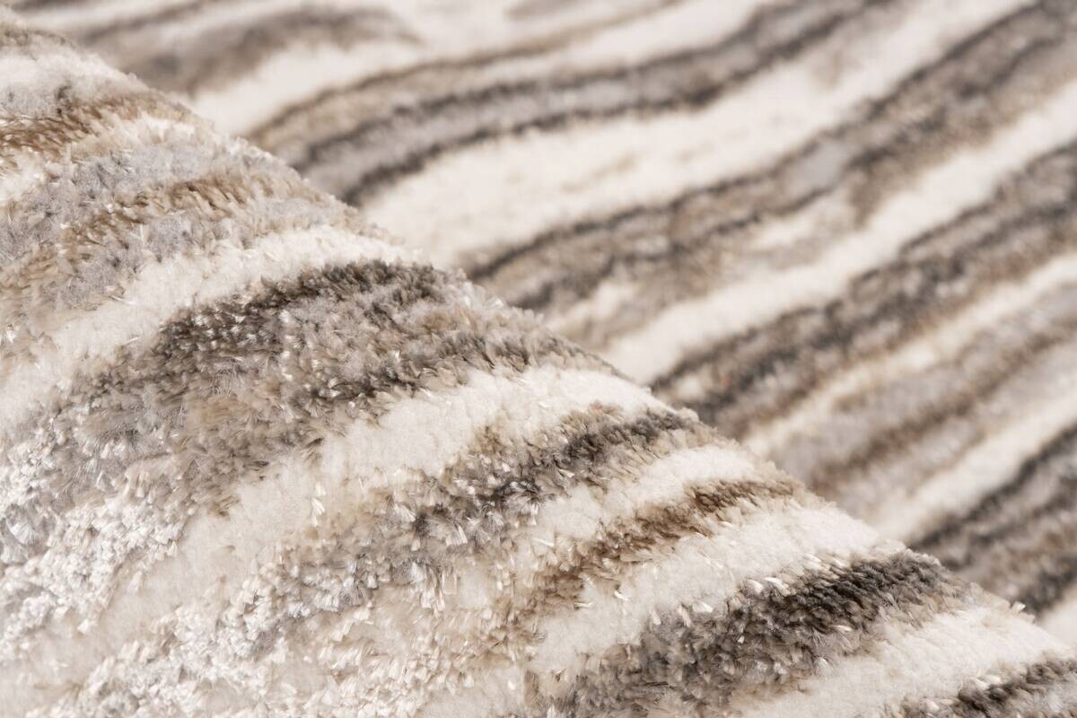 Kayoom Teppich Chalk 225 silber B/L: ca. 120x170 cm