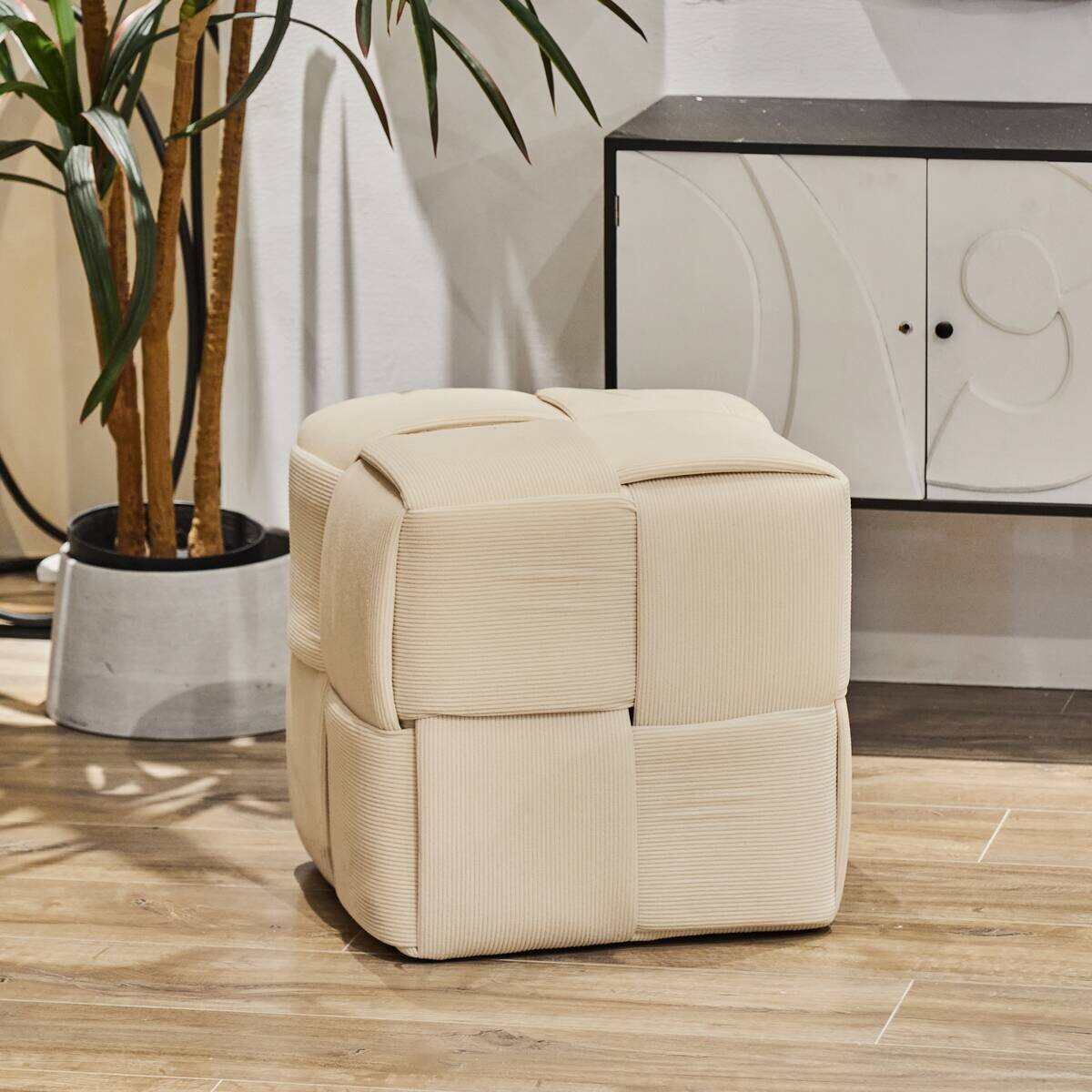 POCOline Sitzhocker beige