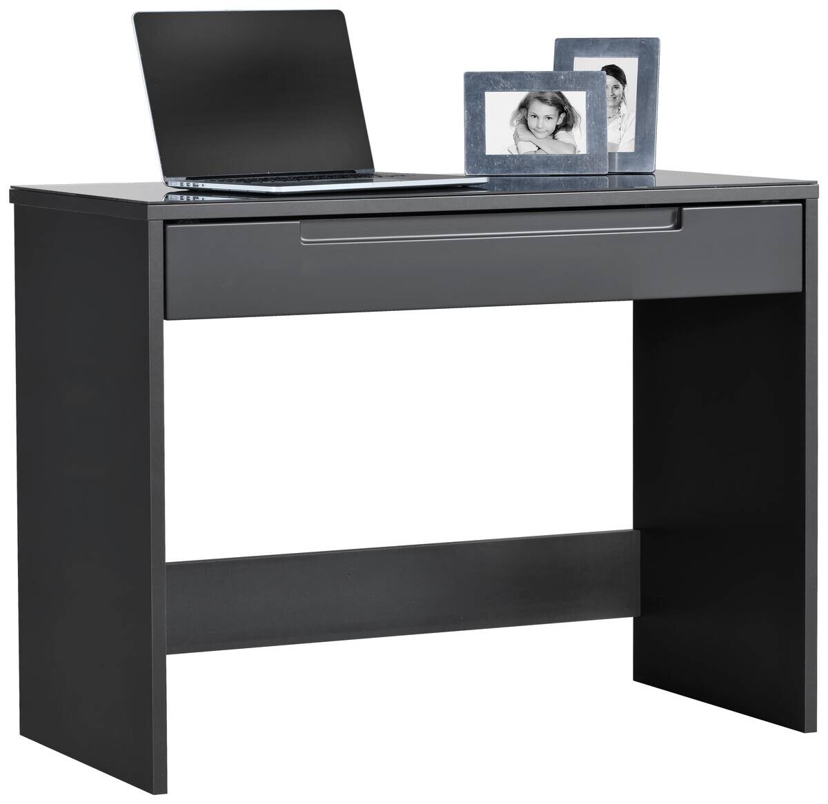 Schreibtisch Mailand anthrazit B/H/T: ca. 97x76x50 cm