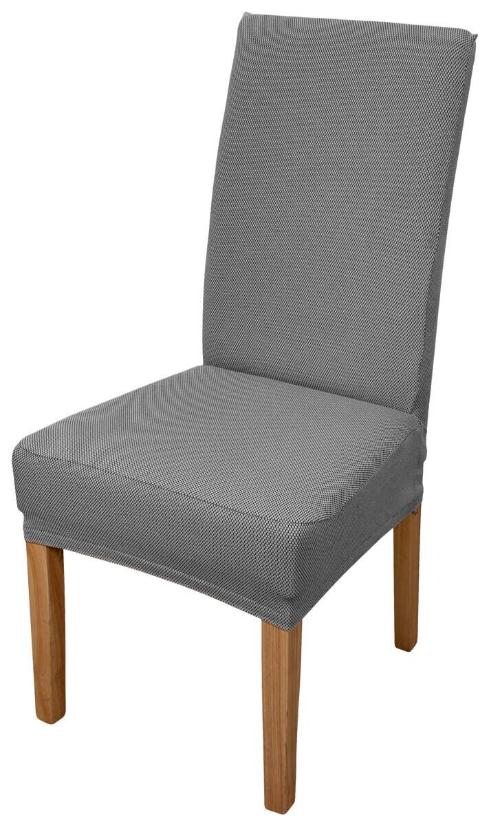 Stuhlhusse grau Baumwolle B/H/T: ca. 40x65x40 cm
