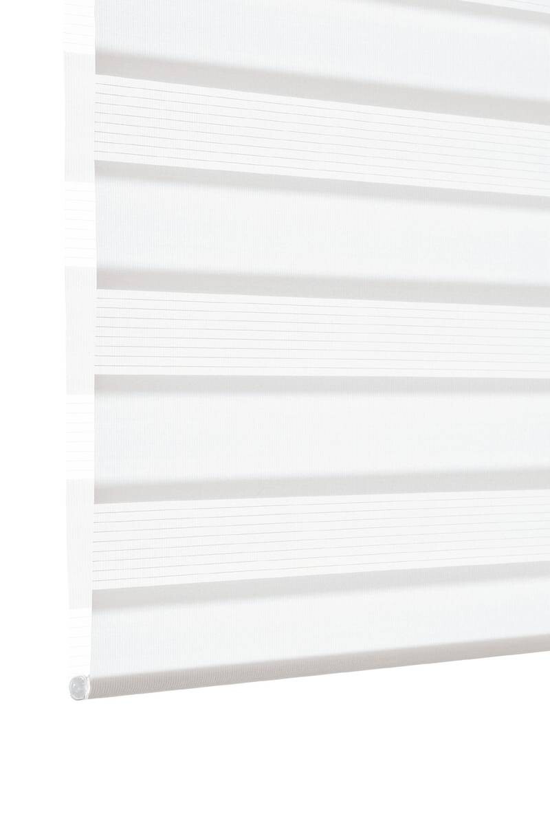 Doppelrollo Duo weiß B/L: ca. 65x150 cm