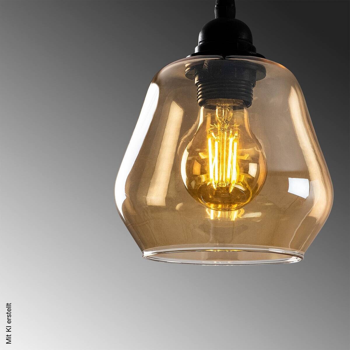 Opviq Pendelleuchte schwarz gold Metall B/H/T/L/D: ca. 15x110x15x15x15 cm E27 1 Brennstellen