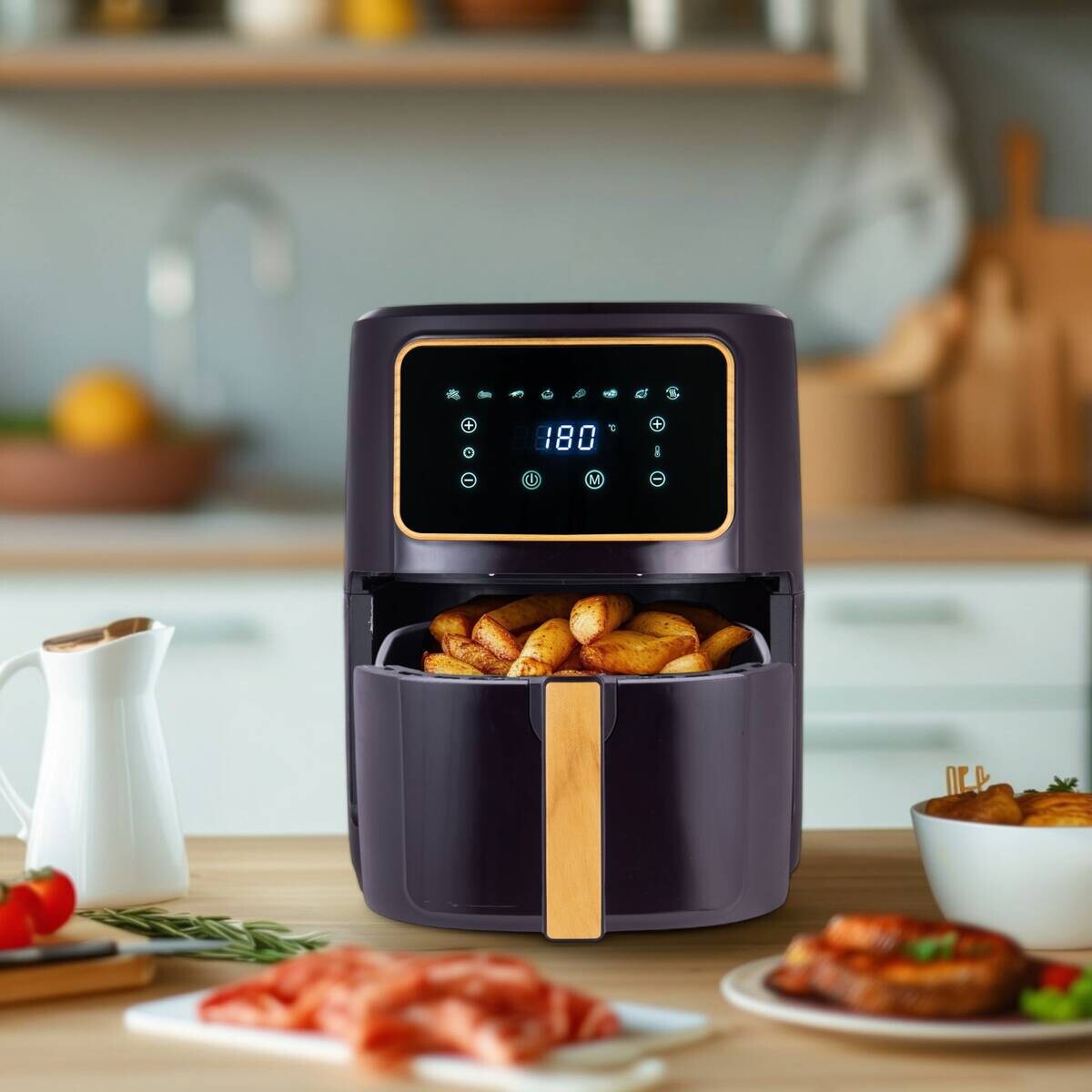 BERGNER Heißluftfritteuse BG-51186-GY