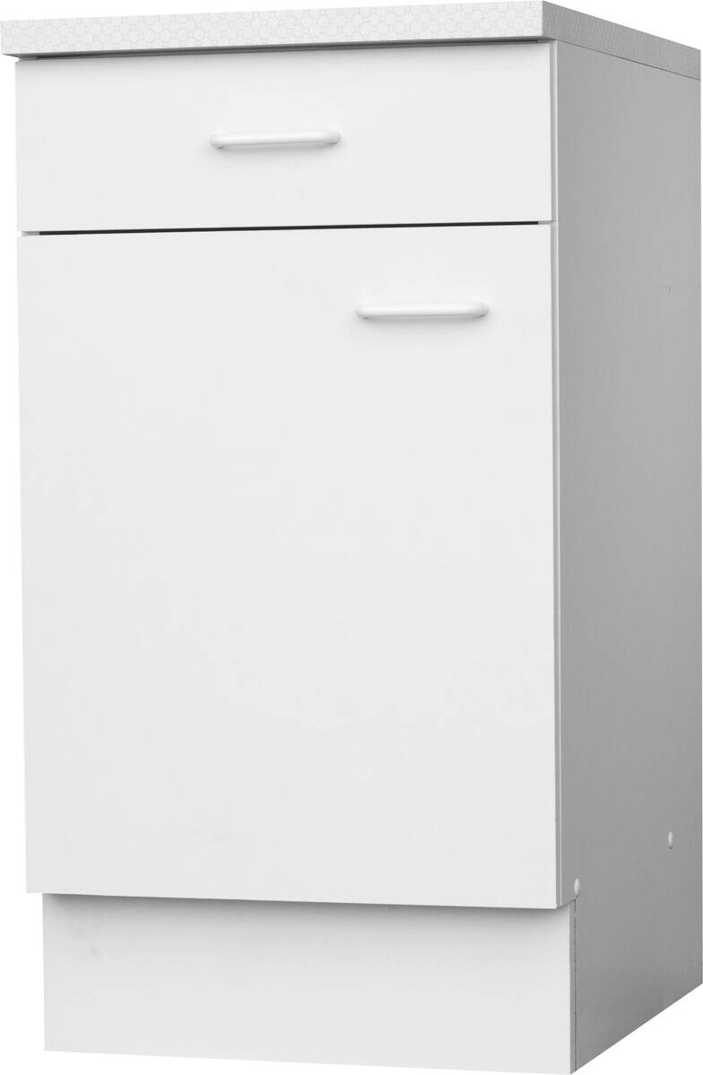 Unterschrank weiß matt B/H/T: ca. 50x85x60 cm