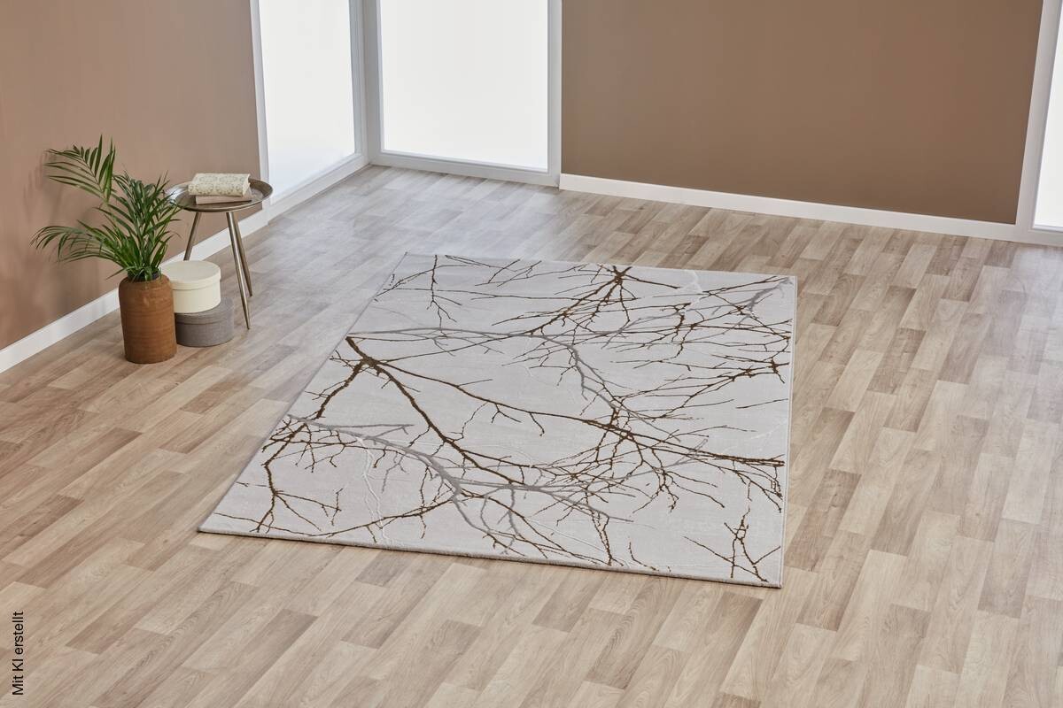 Merinos Teppich Creation grau B/L: ca. 80x140 cm