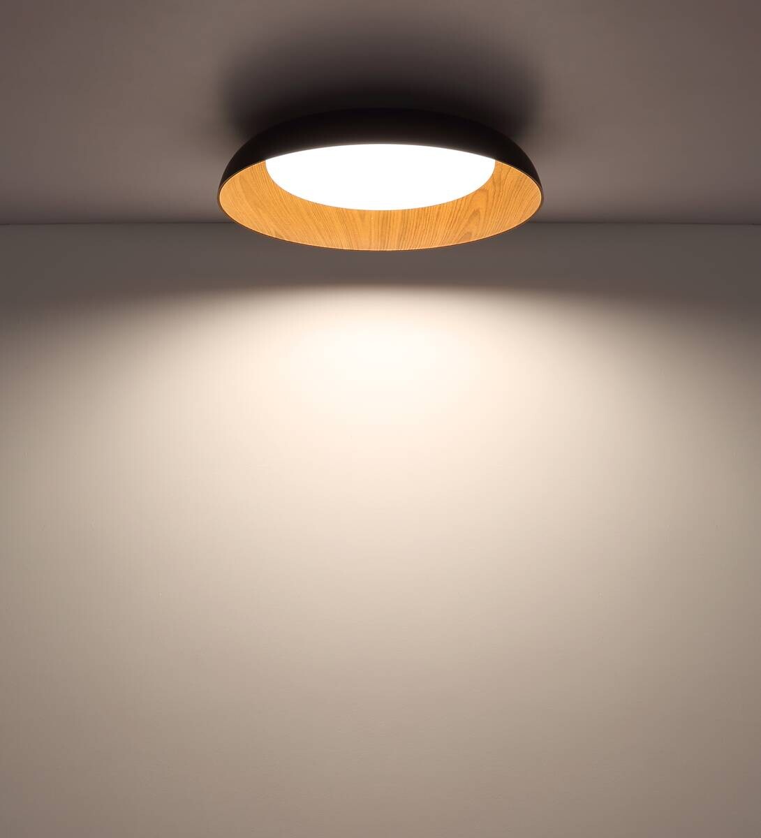 GLOBO LED-Deckenleuchte ORBIS weiß Metall H/D: ca. 9,5x48 cm 1 Brennstellen