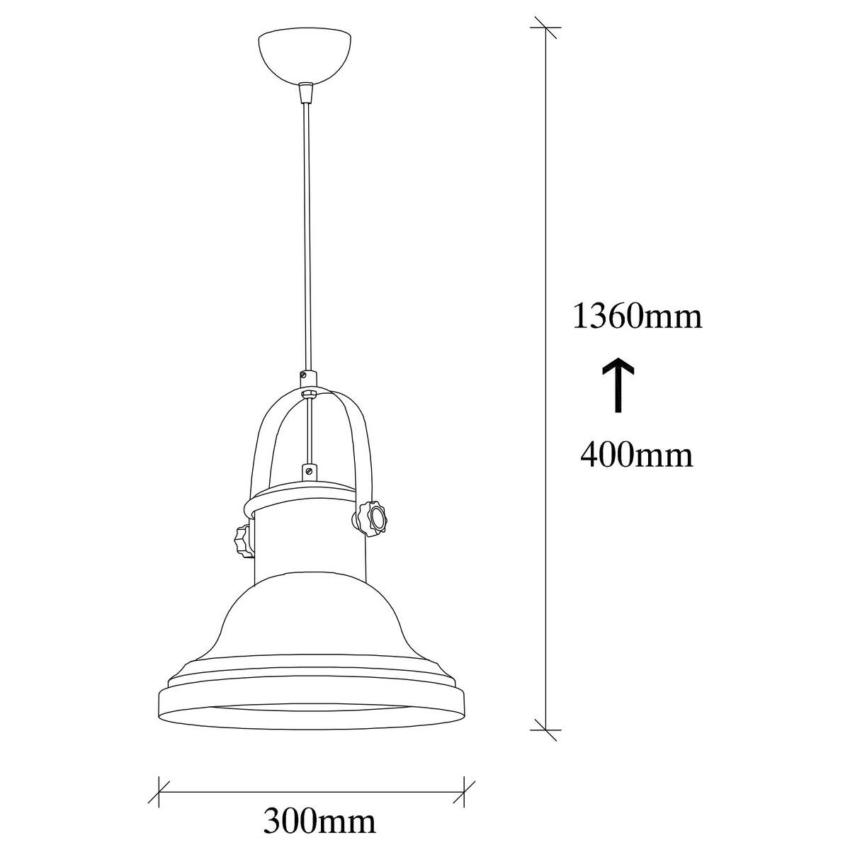 Opviq Pendelleuchte schwarz B/H/T: ca. 30x136x30 cm E27 1 Brennstellen