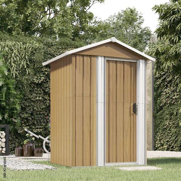 Gartenhaus braun B/H/L: ca. 98x177x126 cm