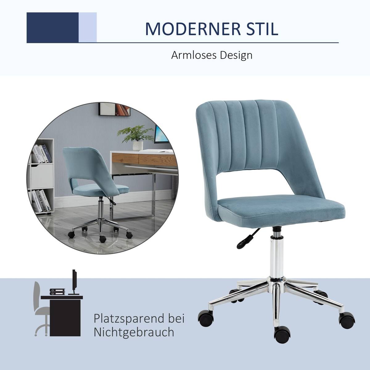 Drehstuhl 921-481 blau