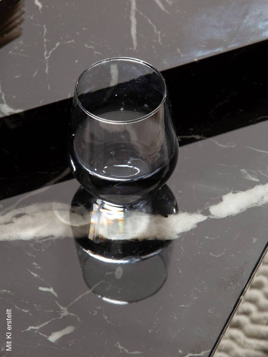 Couchtisch schwarz Marmor Optik B/H/T: ca. 50x42x50 cm
