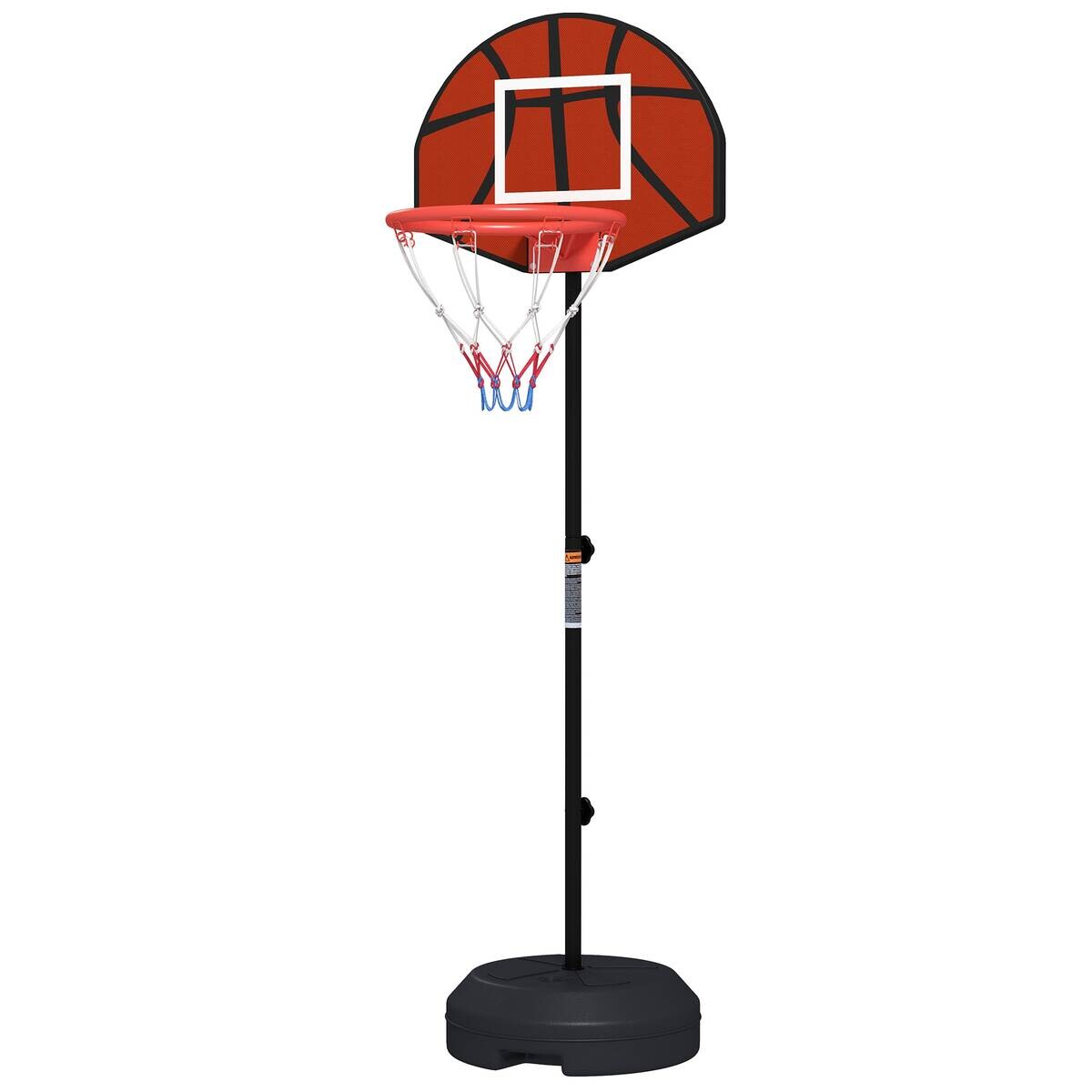SPORTNOW Basketballständer braun Stahl B/H/L: ca. 38x179x38 cm