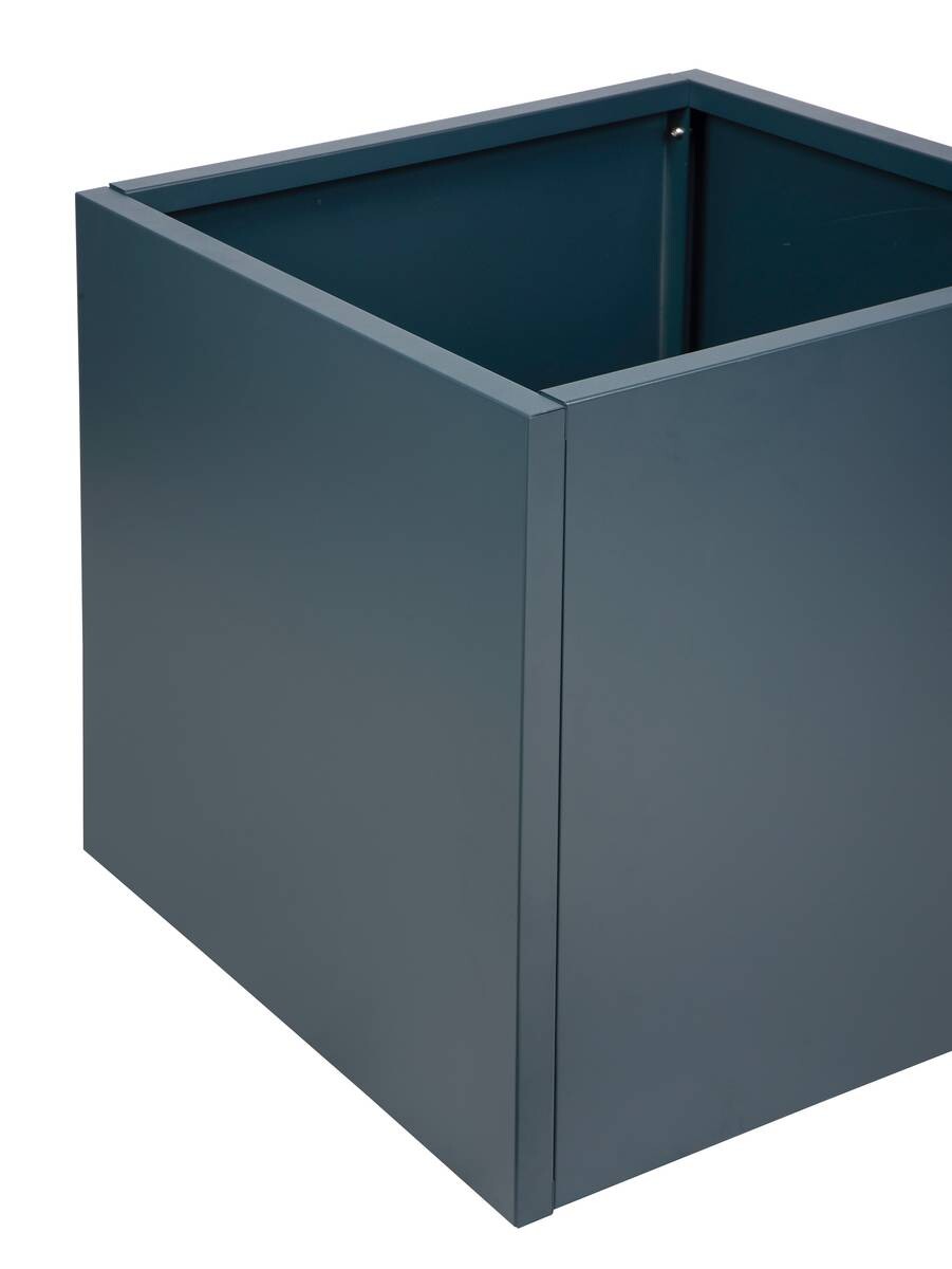 Herstera Garden Pflanzkasten anthrazit Stahl B/H/L: ca. 50x50x50 cm