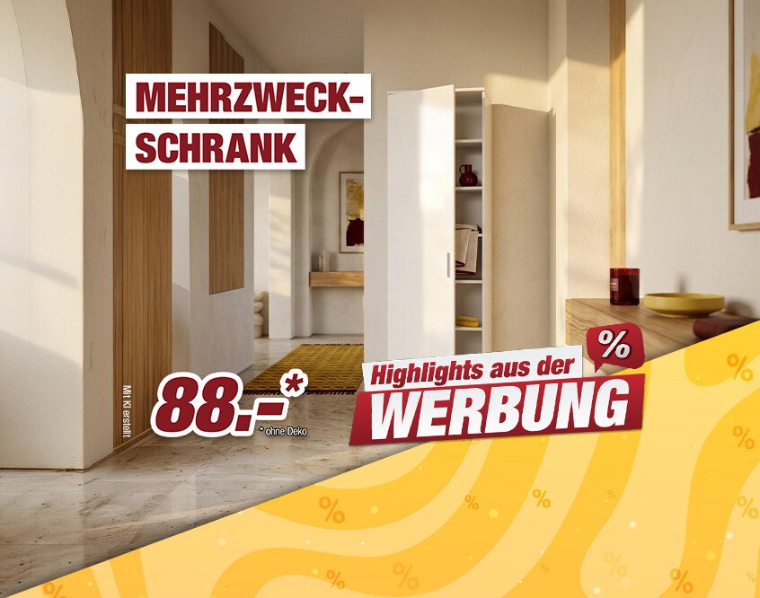 Unsere Werbe Highlights - Mehrzweckschrank Kreta