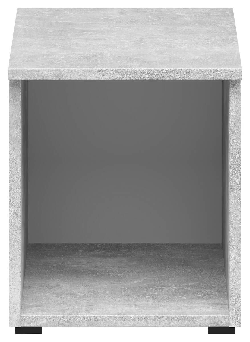 Aufsatz Multi-Stauraum Typ 1 Beton Optik B/H/T: ca. 30x35x40 cm