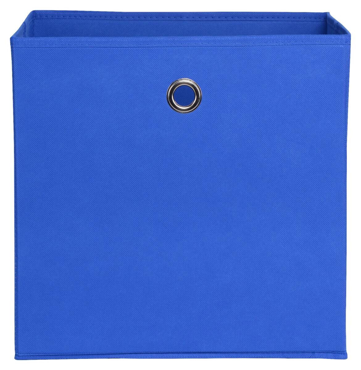 Stoffbox blau B/H/T: ca. 32x32x32 cm