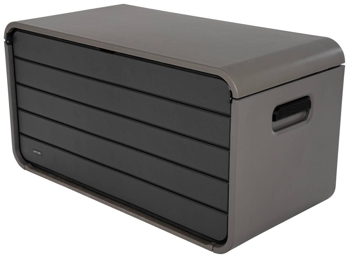 Lifetime Kissen- & Auflagenbox Space grau Kunststoff B/H/L: ca. 146,7x77,2x72,4 cm