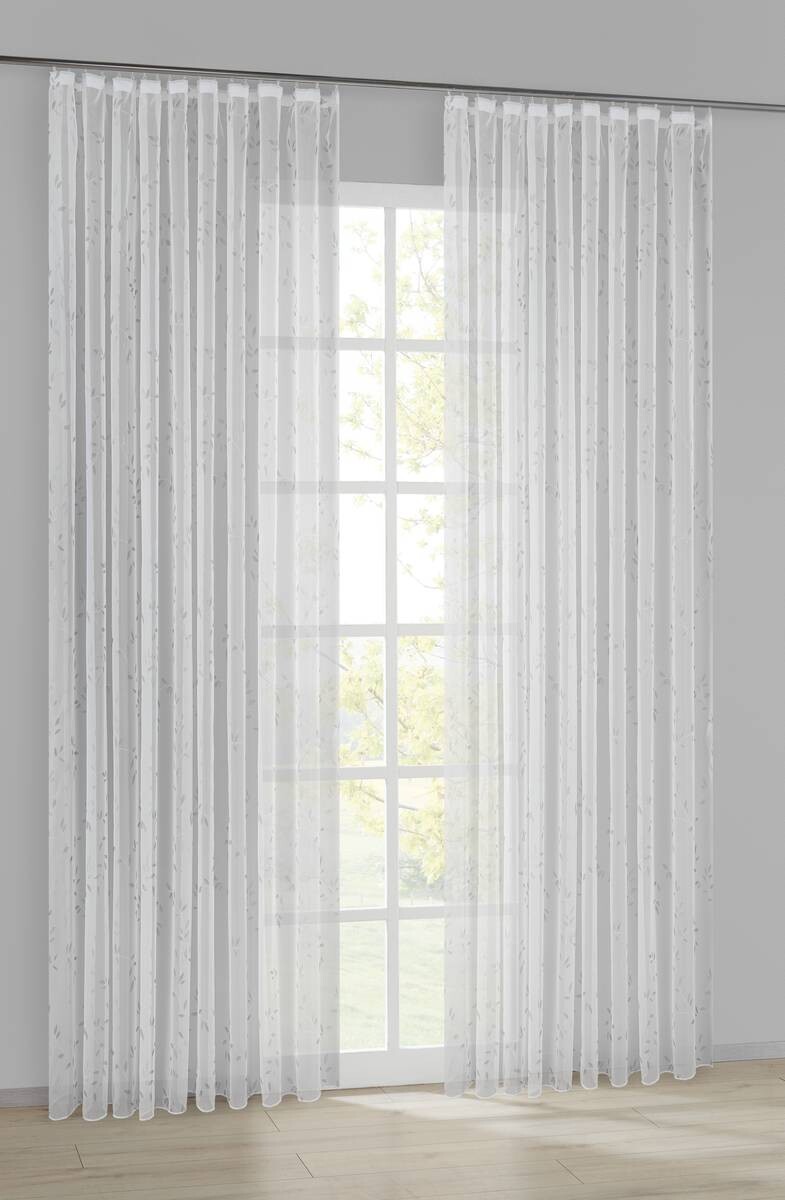 POCOline Fertigstore Laura weiß B/L: ca. 245x300 cm