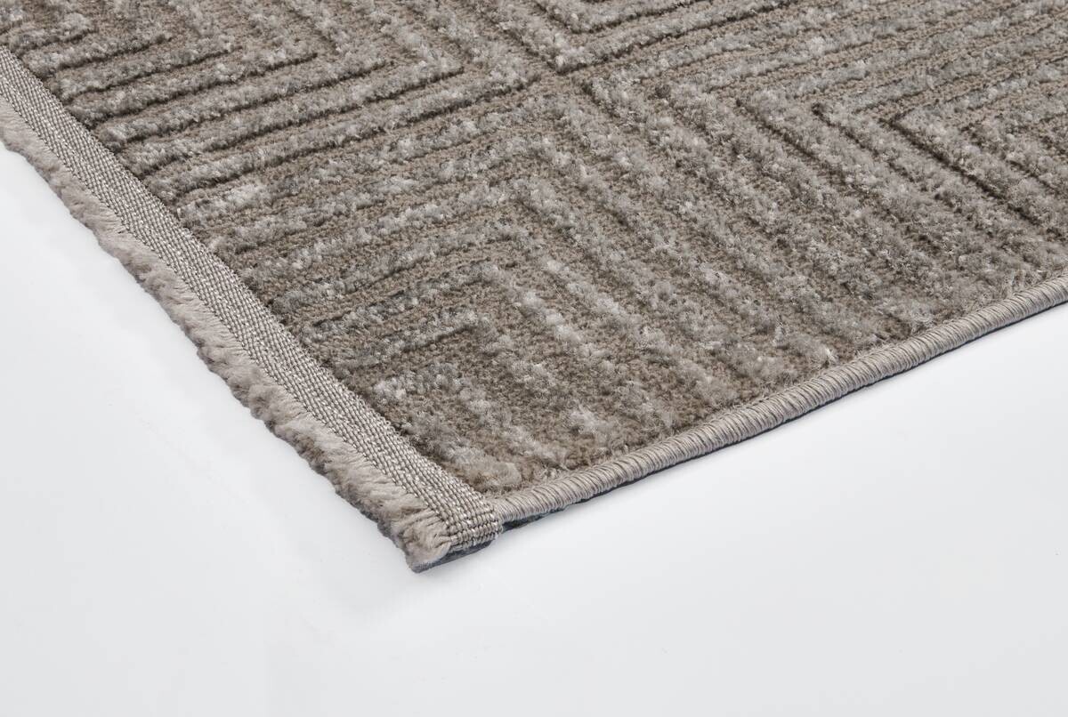 Webteppich Monte grau B/L: ca. 160x230 cm