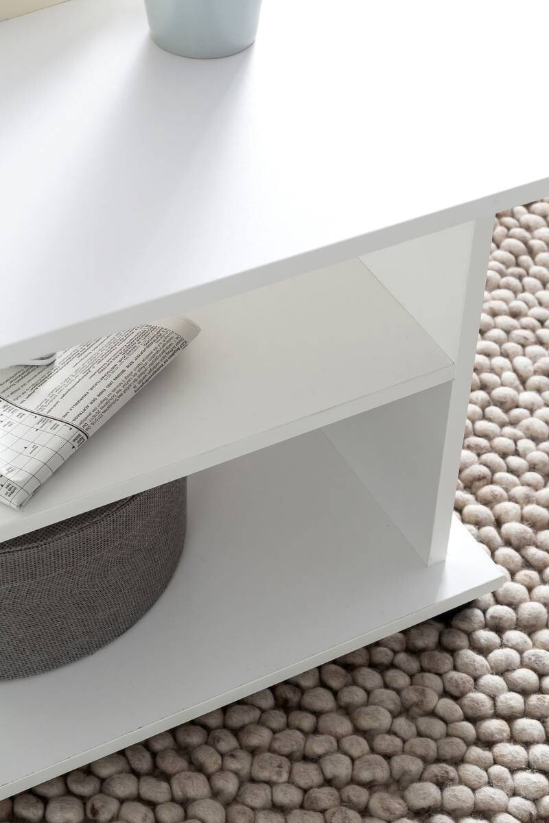 Wohnling Couchtisch weiß B/H/T: ca. 95x51x54 cm