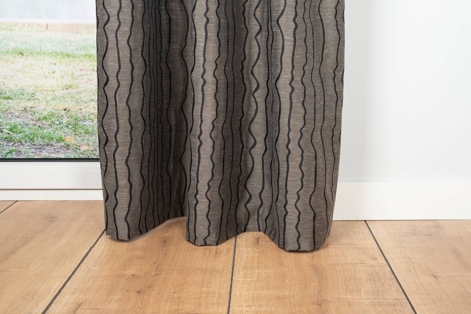 Kombivorhang 2er Pack Stream taupe 100% Polyester B/L: ca. 135x245 cm