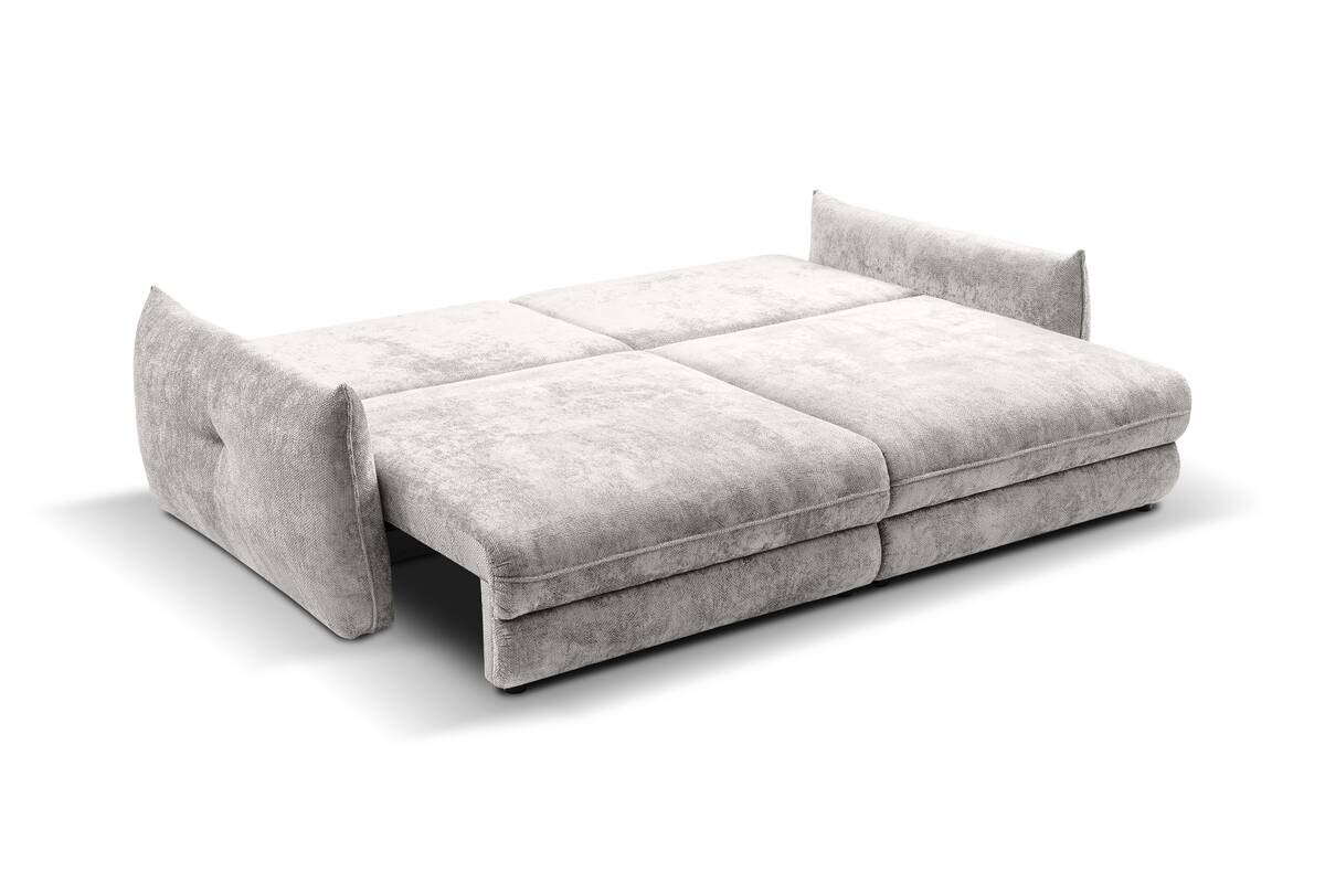 Big Sofa Delphine grau Microfaser B/H/T: ca. 246x74x119 cm