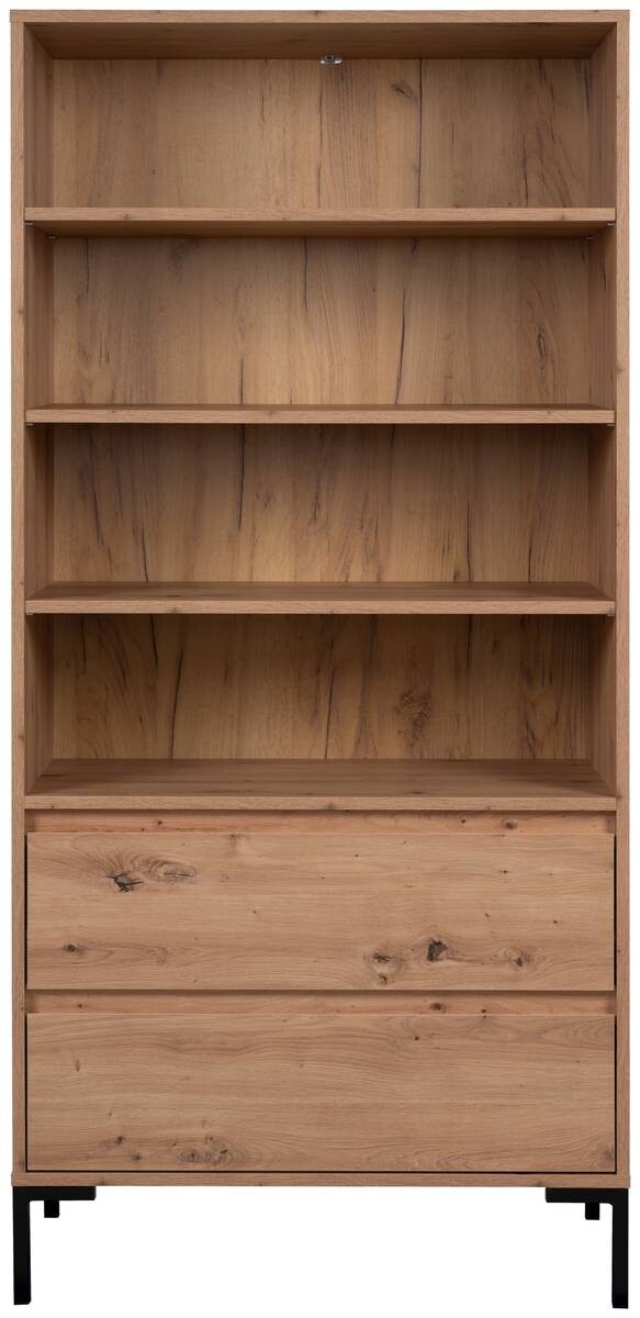 Regal Korsika Eiche Artisan Nachbildung B/H/T: ca. 78x165x40 cm