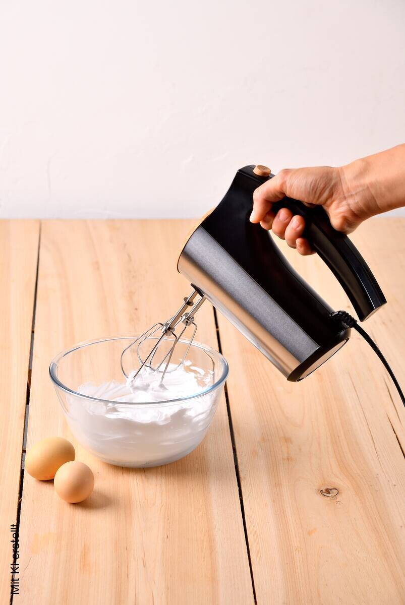 BERGNER Handmixer schwarz silber B/H/L: ca. 10x17,3x20 cm