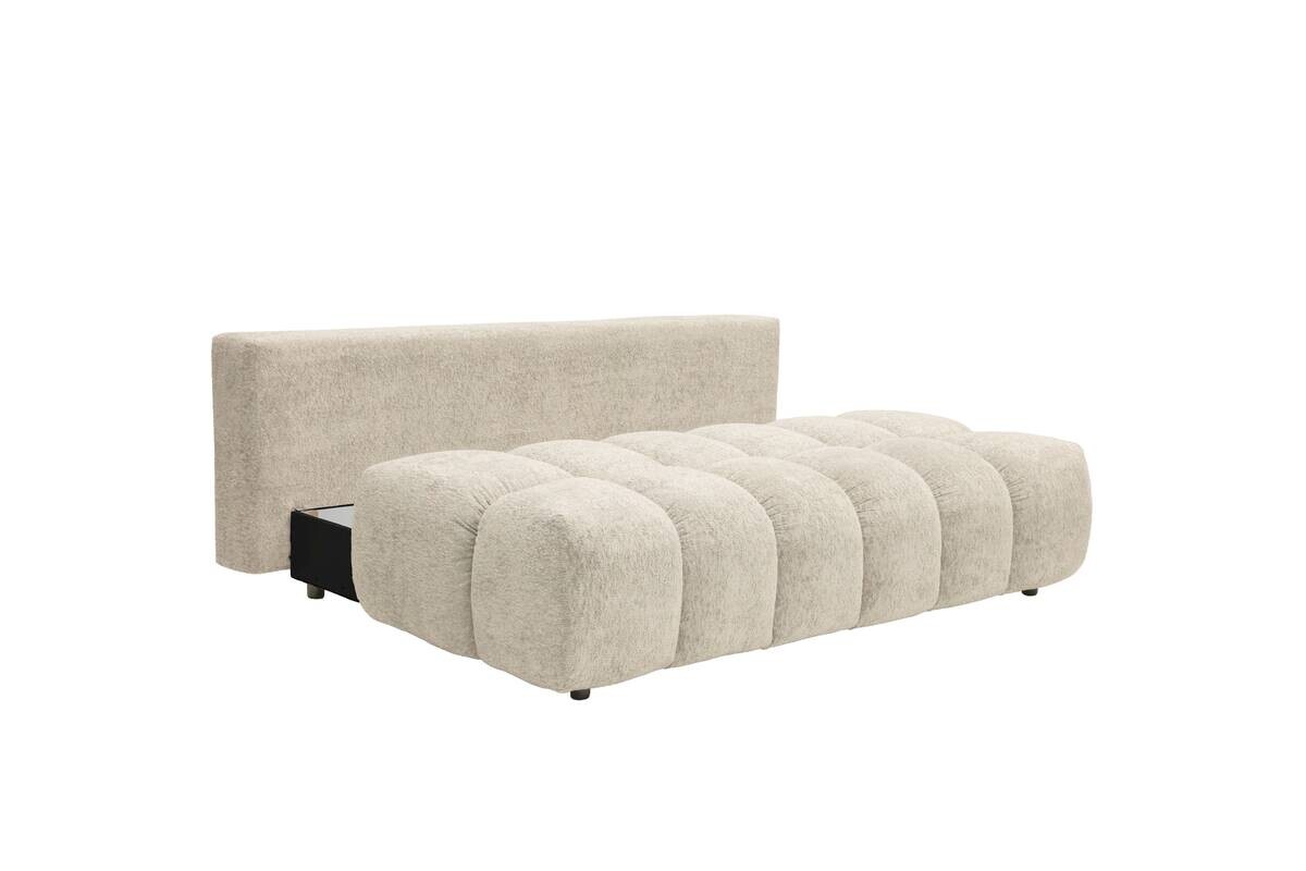 Schlafsofa elfenbein Polyester B/H/T: ca. 210x72x105 cm