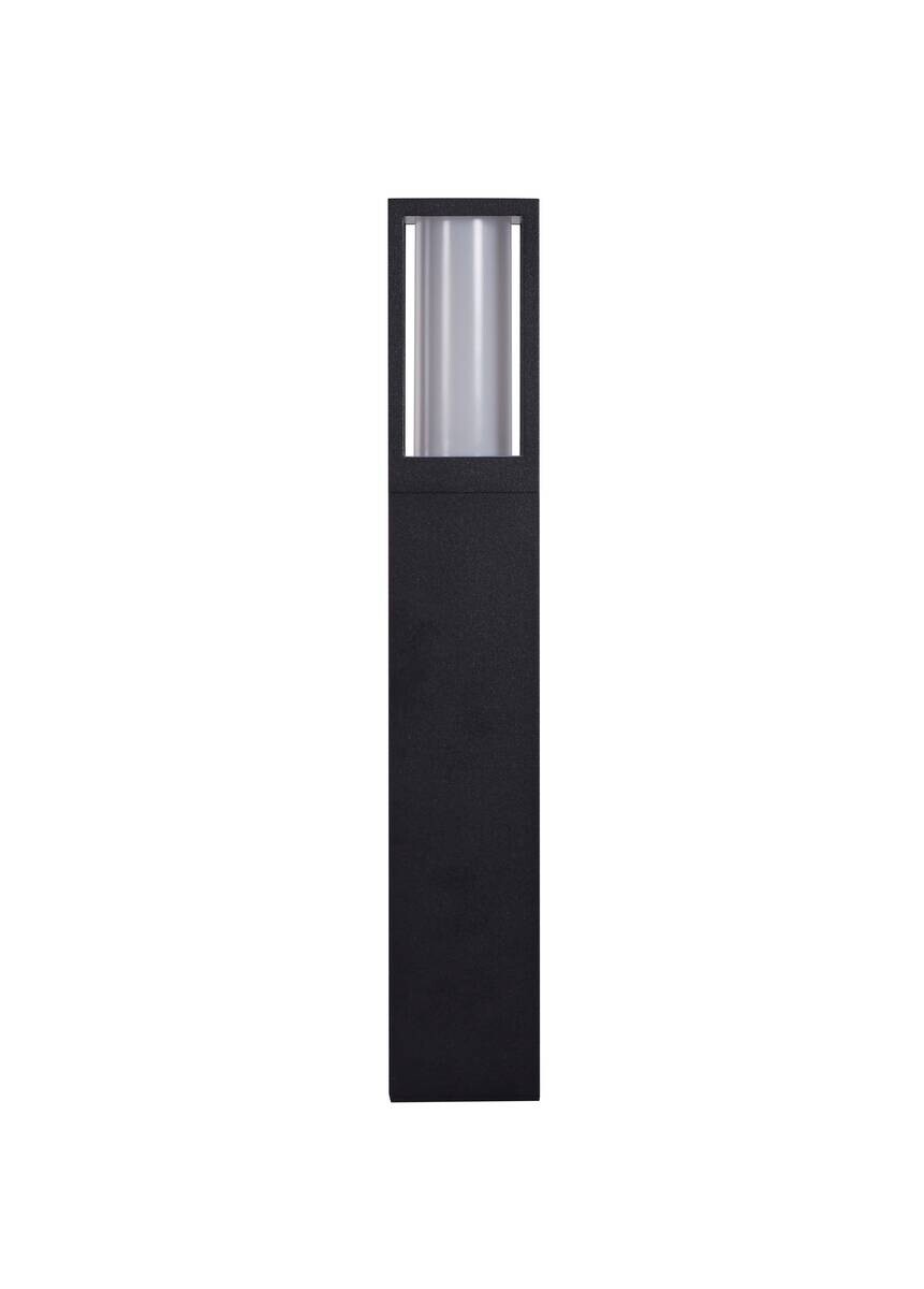 Außenleuchte schwarz weiß B/H/L: ca. 7,5x45x7,5 cm