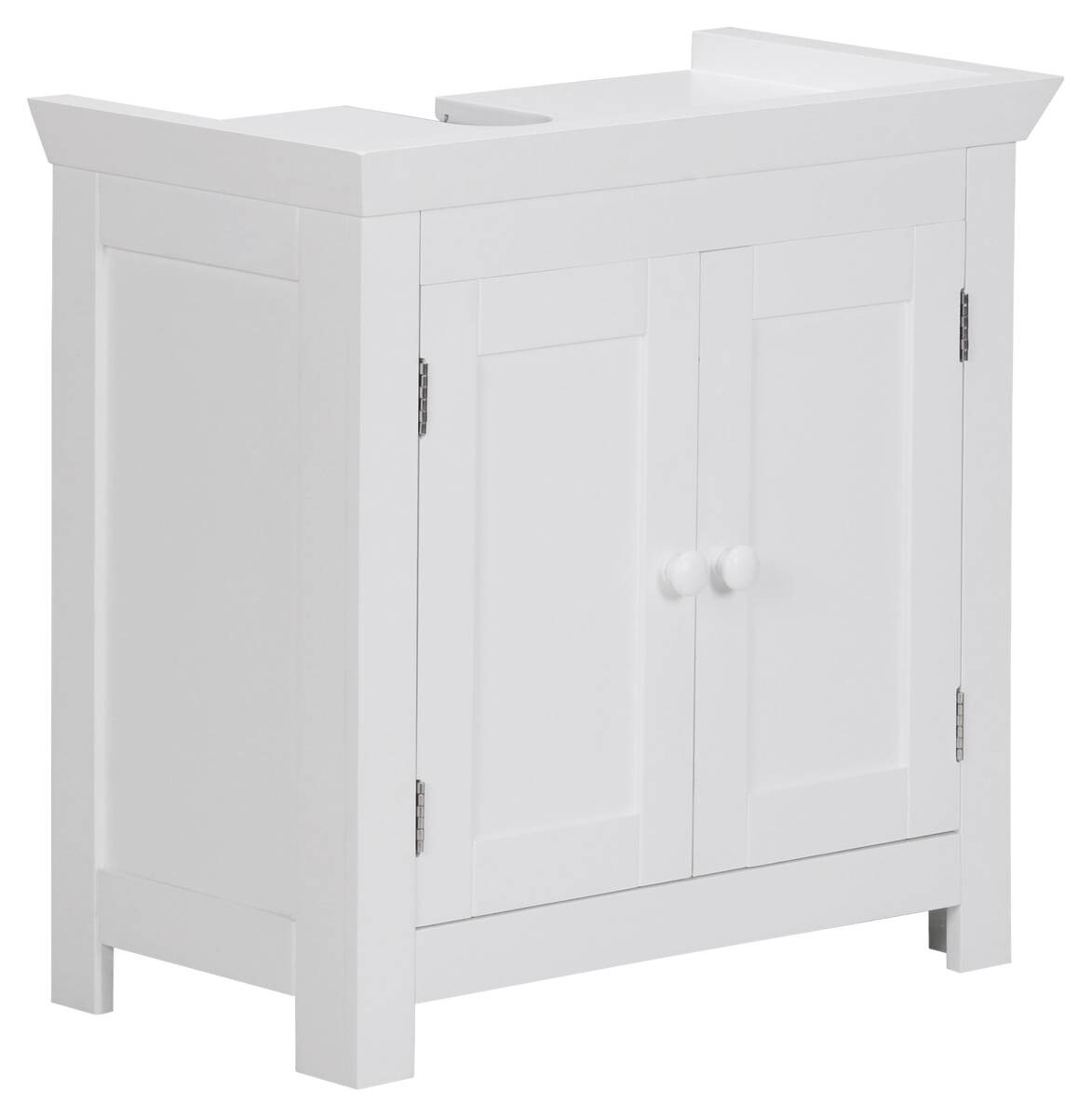 Waschbeckenunterschrank weiß B/H/T: ca. 30x56x57 cm