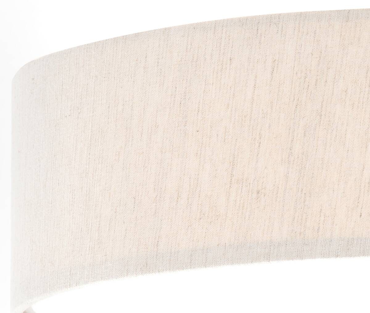 GLOBO Deckenleuchte Conny beige H/D: ca. 15x50 cm 1 Brennstellen
